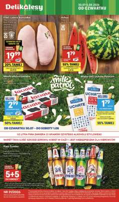 Delikatesy Centrum - gazetka promocyjna Gazetka od czwartku 30.07 do środy 05.08