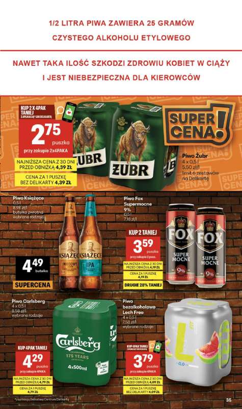 Delikatesy Centrum - gazetka promocyjna Gazetka od czwartku 30.07 do środy 05.08 - strona 35