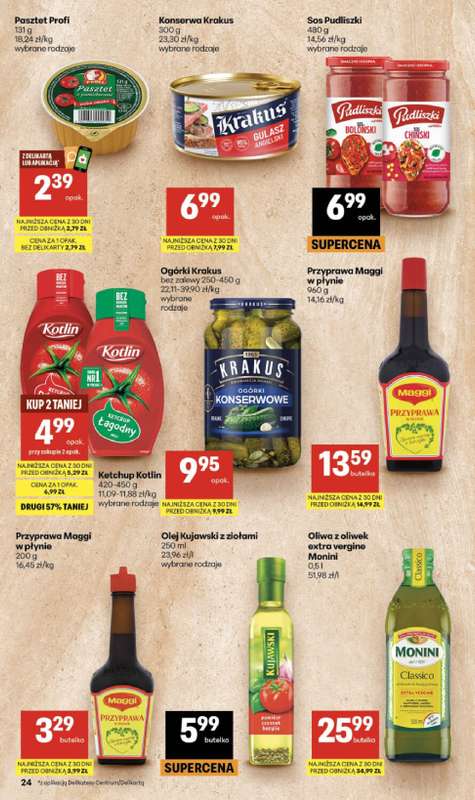 Delikatesy Centrum - gazetka promocyjna Gazetka od czwartku 30.07 do środy 05.08 - strona 24
