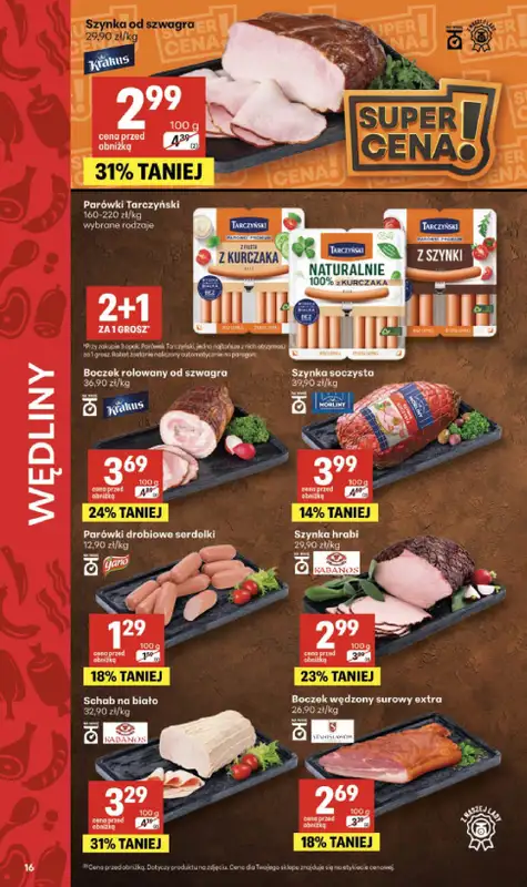 Delikatesy Centrum - gazetka promocyjna Gazetka od czwartku 30.07 do środy 05.08 - strona 16