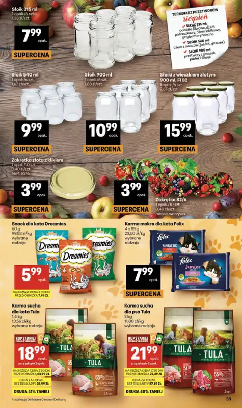 Delikatesy Centrum - gazetka promocyjna Gazetka od czwartku 30.07 do środy 05.08 - strona 39