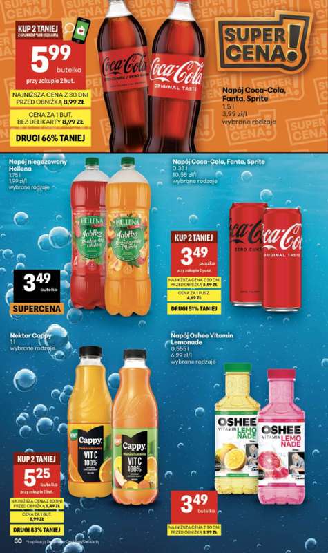 Delikatesy Centrum - gazetka promocyjna Gazetka od czwartku 30.07 do środy 05.08 - strona 30