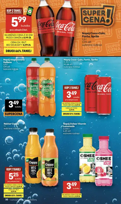 Delikatesy Centrum - gazetka promocyjna Gazetka od czwartku 30.07 do środy 05.08 - strona 30