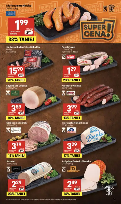 Delikatesy Centrum - gazetka promocyjna Gazetka od czwartku 30.07 do środy 05.08 - strona 17