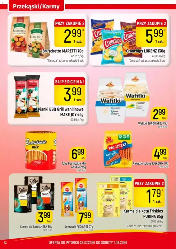 Delikatesy Piotruś Pan - gazetka promocyjna Gazetka od wtorku 28.07 do soboty 01.08 - strona 12