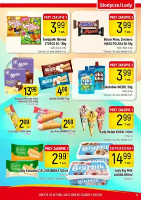 Delikatesy Piotruś Pan - gazetka promocyjna Gazetka od wtorku 28.07 do soboty 01.08 - strona 13