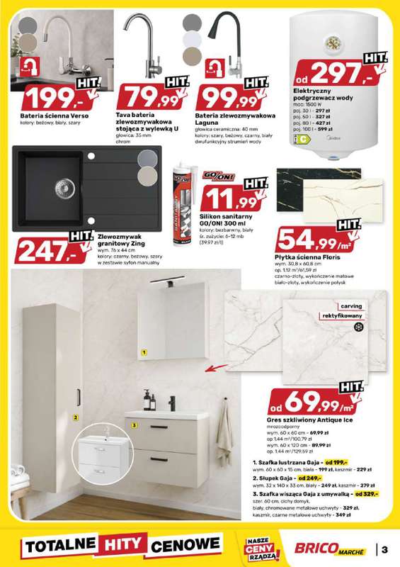 Bricomarche - gazetka promocyjna Gazetka od środy 29.07 do soboty 08.08 - strona 3
