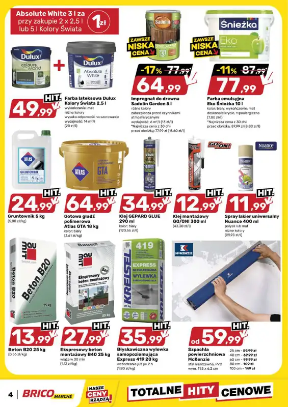 Bricomarche - gazetka promocyjna Gazetka od środy 29.07 do soboty 08.08 - strona 4