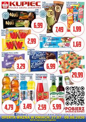 Kupiec - gazetka promocyjna Oferta plakatowa od poniedziałku 27.07 do soboty 08.08 - strona 3