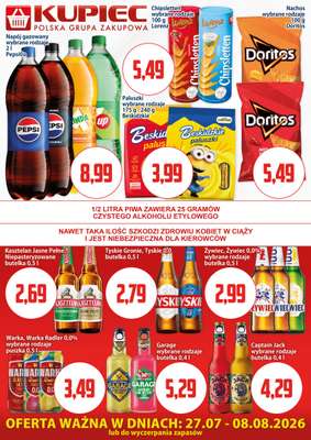 Kupiec - gazetka promocyjna Oferta plakatowa od poniedziałku 27.07 do soboty 08.08 - strona 2