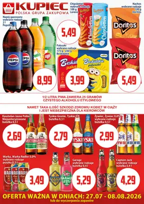 Kupiec - gazetka promocyjna Oferta plakatowa od poniedziałku 27.07 do soboty 08.08 - strona 2