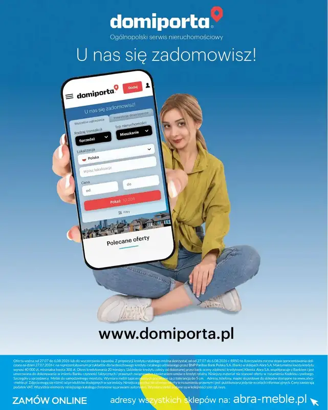 Abra Meble - gazetka promocyjna Łap rabaty z gazetki od poniedziałku 27.07 do czwartku 06.08 - strona 44