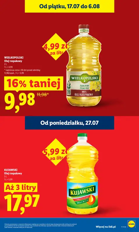 Lidl - gazetka promocyjna Oferta od poniedziałku od poniedziałku 27.07 do środy 29.07 - strona 15