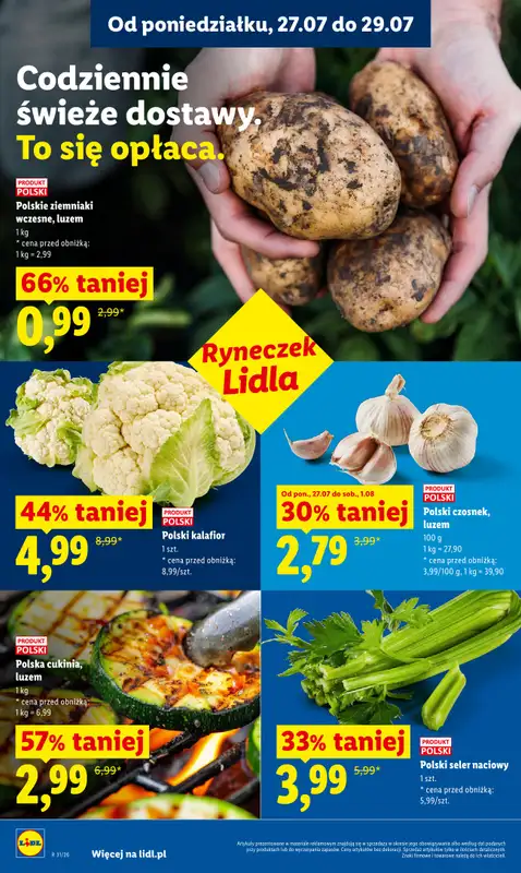 Lidl - gazetka promocyjna Oferta od poniedziałku od poniedziałku 27.07 do środy 29.07 - strona 44