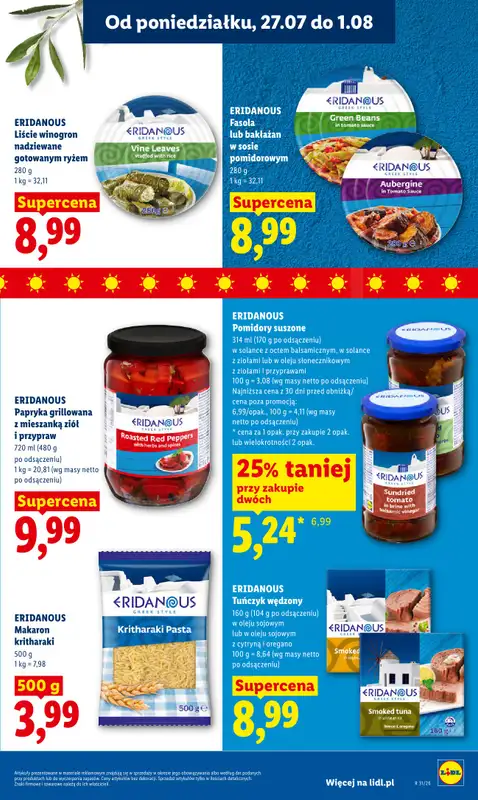 Lidl - gazetka promocyjna Oferta od poniedziałku od poniedziałku 27.07 do środy 29.07 - strona 51
