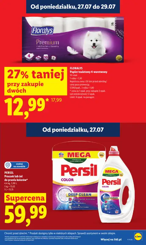 Lidl - gazetka promocyjna Oferta od poniedziałku od poniedziałku 27.07 do środy 29.07 - strona 27