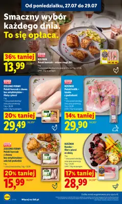 Lidl - gazetka promocyjna Oferta od poniedziałku od poniedziałku 27.07 do środy 29.07 - strona 58