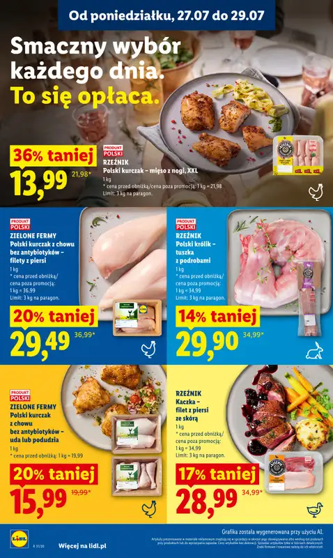 Lidl - gazetka promocyjna Oferta od poniedziałku od poniedziałku 27.07 do środy 29.07 - strona 58