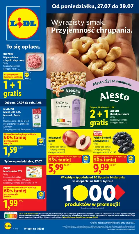 Lidl - gazetka promocyjna Oferta od poniedziałku  
