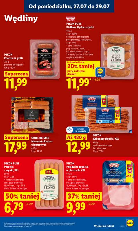 Lidl - gazetka promocyjna Oferta od poniedziałku od poniedziałku 27.07 do środy 29.07 - strona 61