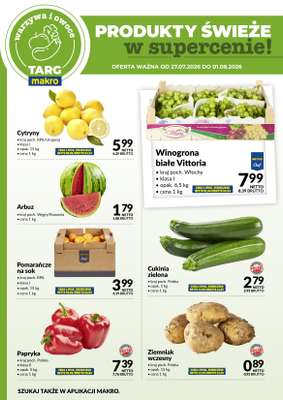 Makro - gazetka promocyjna Targ MAKRO - oferta świeża w super cenach! od poniedziałku 27.07 do soboty 01.08 - strona 5