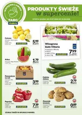 Makro - gazetka promocyjna Targ MAKRO - oferta świeża w super cenach! od poniedziałku 27.07 do soboty 01.08 - strona 5