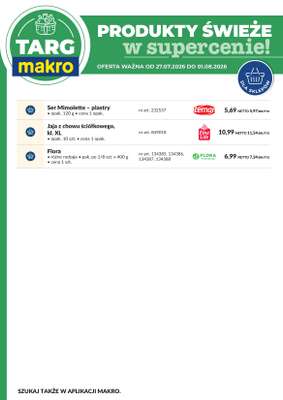 Makro - gazetka promocyjna Targ MAKRO - oferta świeża w super cenach! od poniedziałku 27.07 do soboty 01.08 - strona 8