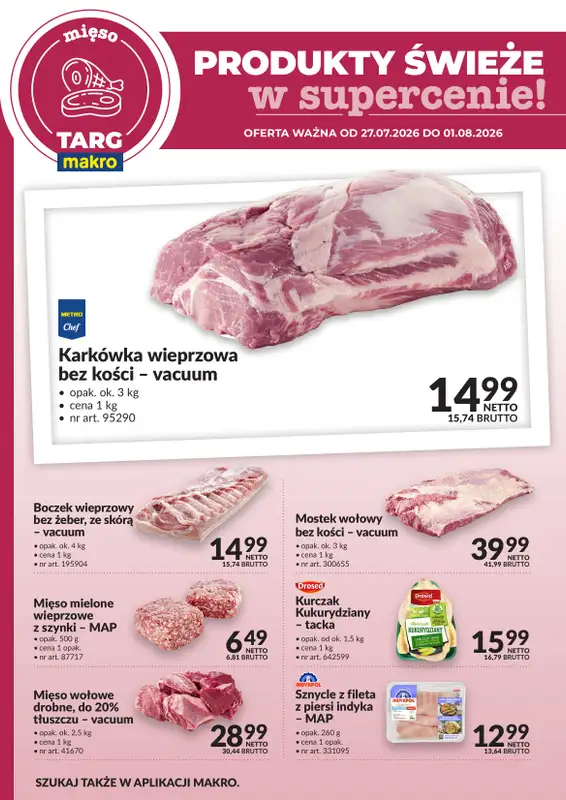 Makro - gazetka promocyjna Targ MAKRO - oferta świeża w super cenach! od poniedziałku 27.07 do soboty 01.08 - strona 2