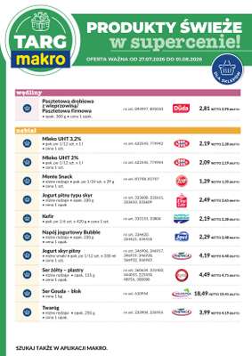 Makro - gazetka promocyjna Targ MAKRO - oferta świeża w super cenach! od poniedziałku 27.07 do soboty 01.08 - strona 7