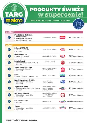 Makro - gazetka promocyjna Targ MAKRO - oferta świeża w super cenach! od poniedziałku 27.07 do soboty 01.08 - strona 7
