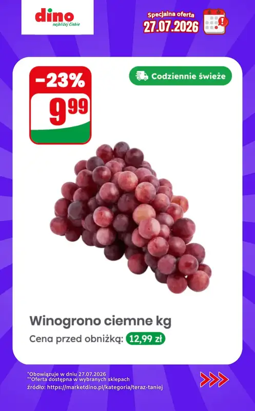 Dino - gazetka promocyjna Specjalna oferta na 27.07.2026 - promocje spoza gazetki od poniedziałku 27.07 do poniedziałku 27.07 - strona 5