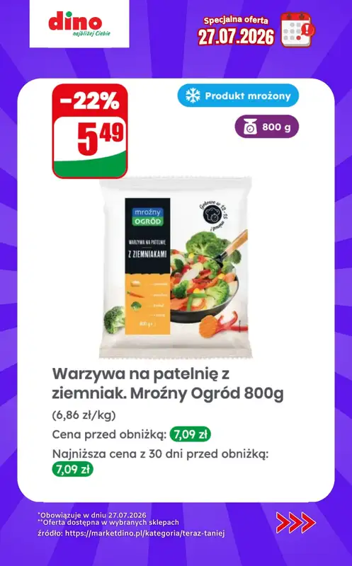 Dino - gazetka promocyjna Specjalna oferta na 27.07.2026 - promocje spoza gazetki od poniedziałku 27.07 do poniedziałku 27.07 - strona 10