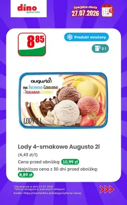 Dino - gazetka promocyjna Specjalna oferta na 27.07.2026 - promocje spoza gazetki od poniedziałku 27.07 do poniedziałku 27.07 - strona 9