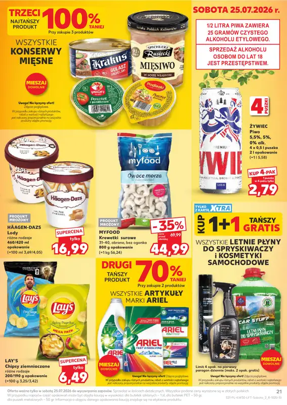 Kaufland - gazetka promocyjna Gazetka Tygodnia od czwartku 23.07 do środy 29.07 - strona 21
