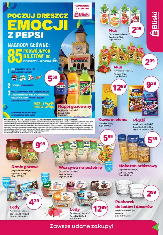 Bliski - gazetka promocyjna Gazetka od wtorku 28.07 do niedzieli 09.08 - strona 3