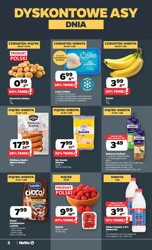 Netto - gazetka promocyjna Gazetka Spożywcza   - strona 2
