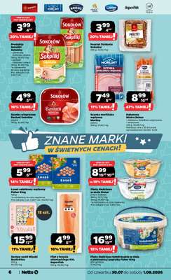 Netto - gazetka promocyjna Gazetka Spożywcza od czwartku 30.07 do soboty 01.08 - strona 6