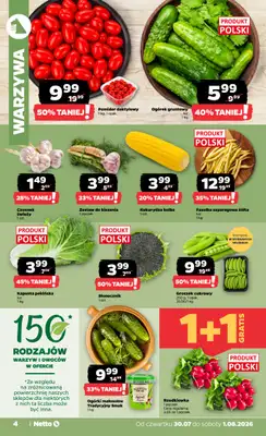 Netto - gazetka promocyjna Gazetka Spożywcza od czwartku 30.07 do soboty 01.08 - strona 4