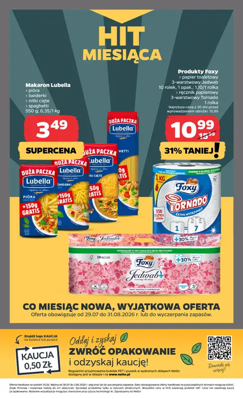 Netto - gazetka promocyjna Gazetka Spożywcza od czwartku 30.07 do soboty 01.08 - strona 20