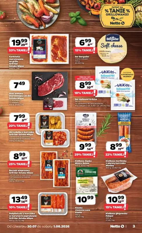 Netto - gazetka promocyjna Gazetka Spożywcza   - strona 3
