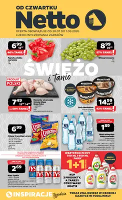 Netto - gazetka promocyjna Gazetka Spożywcza od czwartku 30.07 do soboty 01.08