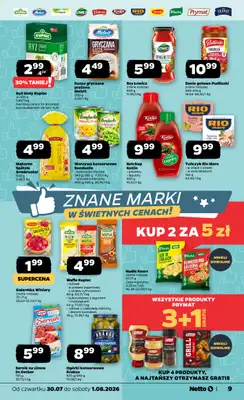 Netto - gazetka promocyjna Gazetka Spożywcza od czwartku 30.07 do soboty 01.08 - strona 9