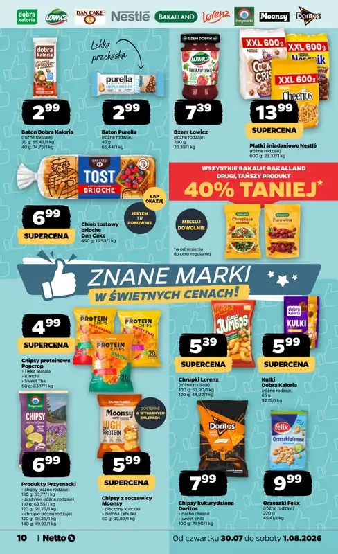Netto - gazetka promocyjna Gazetka Spożywcza od czwartku 30.07 do soboty 01.08 - strona 10