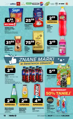 Netto - gazetka promocyjna Gazetka Spożywcza od czwartku 30.07 do soboty 01.08 - strona 12