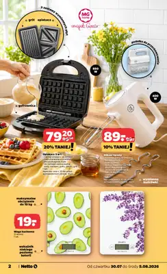 Netto - gazetka promocyjna Inspiracje tygodnia Kuchnia od czwartku 30.07 do środy 05.08 - strona 2
