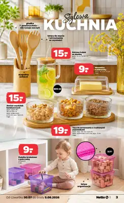 Netto - gazetka promocyjna Inspiracje tygodnia Kuchnia od czwartku 30.07 do środy 05.08 - strona 3