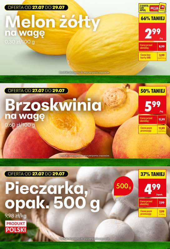 Biedronka - gazetka promocyjna Biedronkowe oszczędności od poniedziałku od poniedziałku 27.07 do środy 29.07 - strona 3