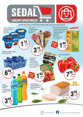Sedal - gazetka promocyjna Gazetka od środy 29.07 do soboty 08.08