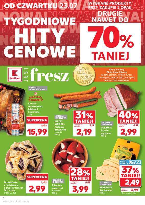 Kaufland - gazetka promocyjna Gazetka Tygodnia od czwartku 23.07 do środy 29.07 - strona 8