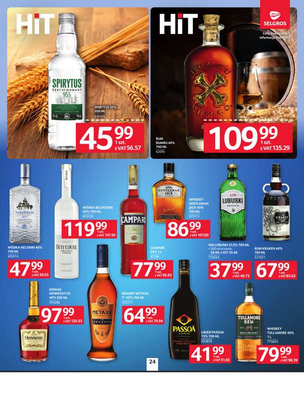 Selgros - gazetka promocyjna Oferta spożywcza od czwartku 30.07 do środy 12.08 - strona 24